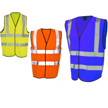 safety reflective vest with 4 refletive stripes